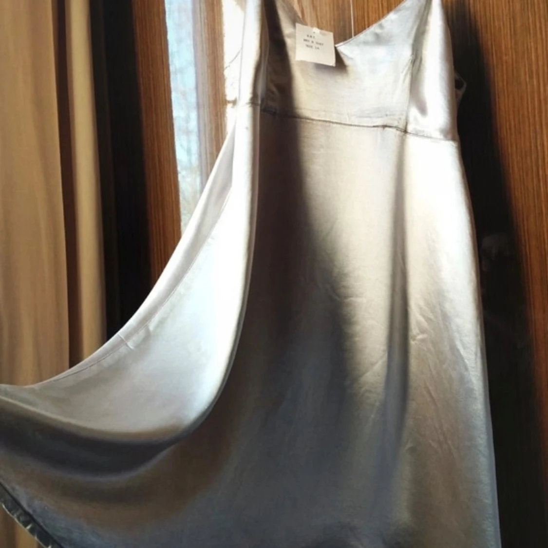 Silvrig klänning i Eco-SILK och Viskos - 92