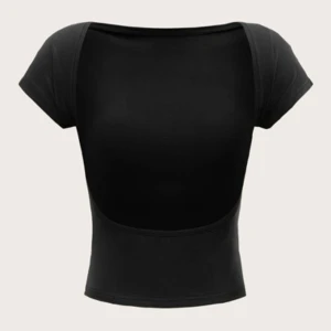 Svart tröja med öppen rygg  - Svart tröja med öppen rygg i storlek Xs från Shein🫶🏼