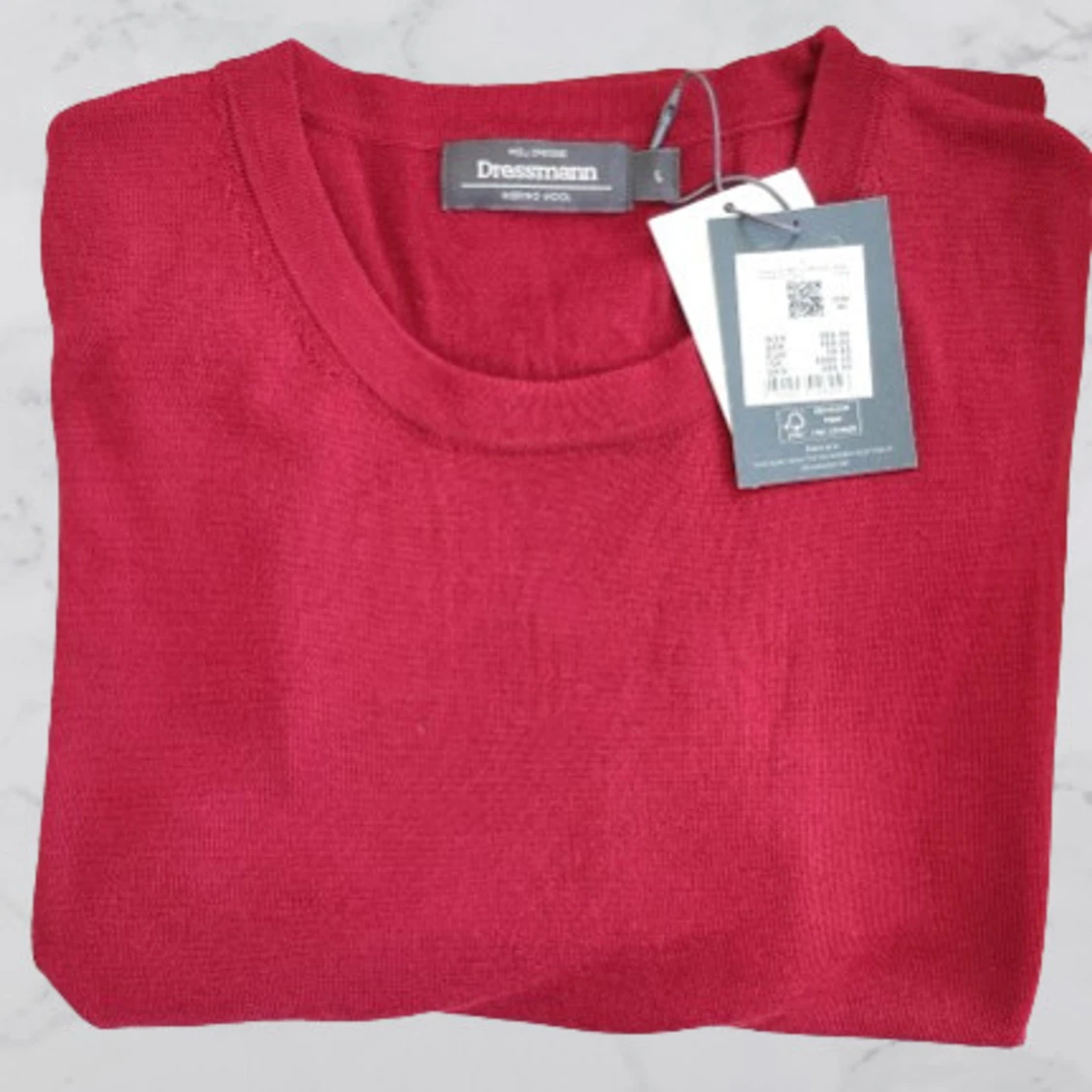 Dressman Sweater Merino Round Neck