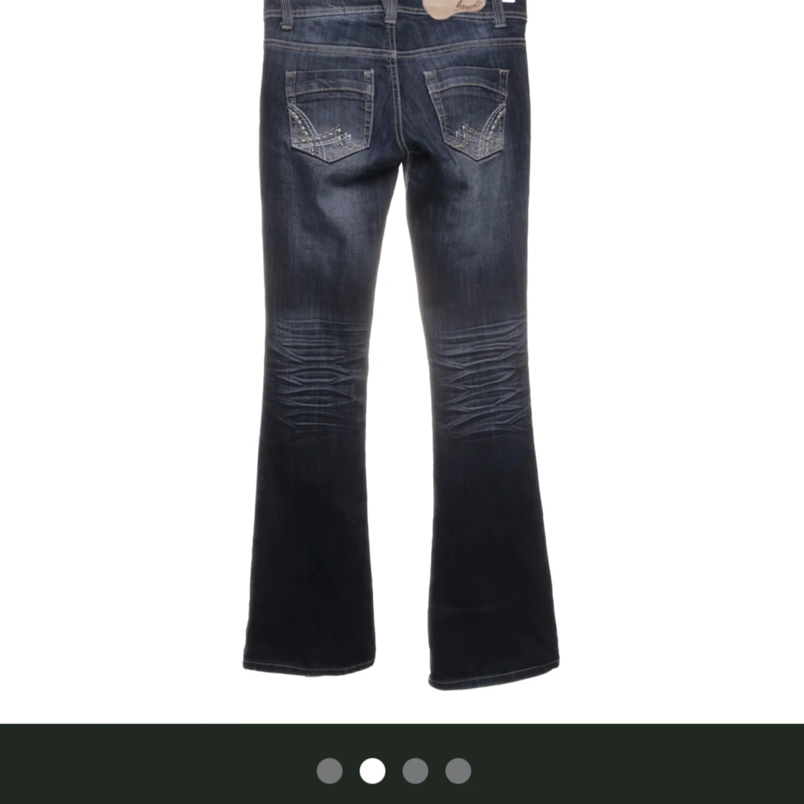 Lågmidjade bootcut jeans - 90