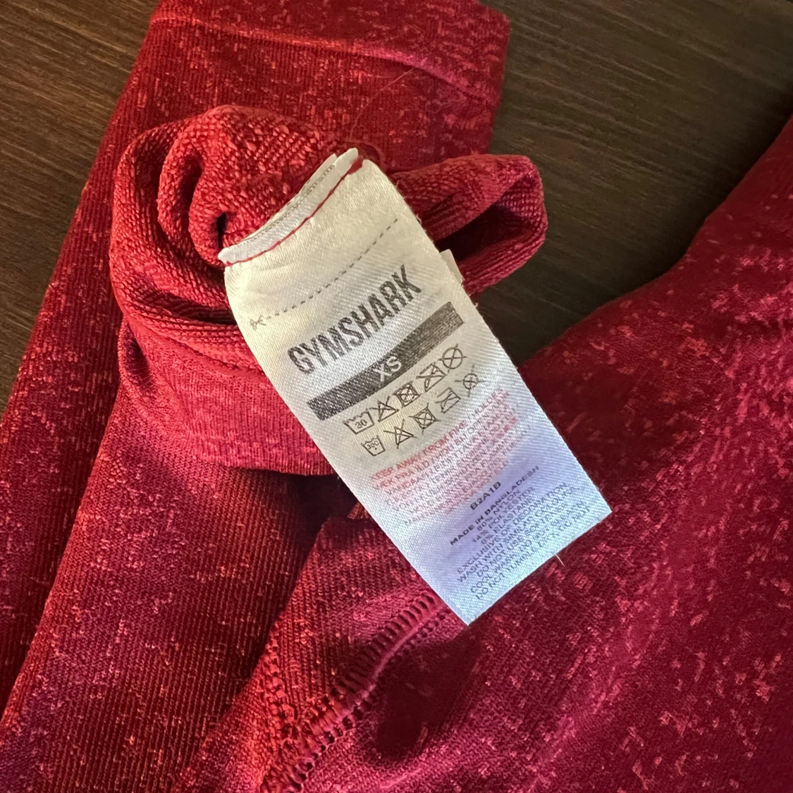 Röda leggings från Gymshark - 90