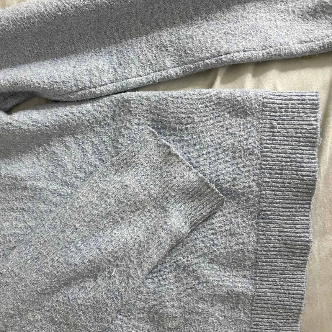 Ljusblå stickad tröja från ONLY - 92