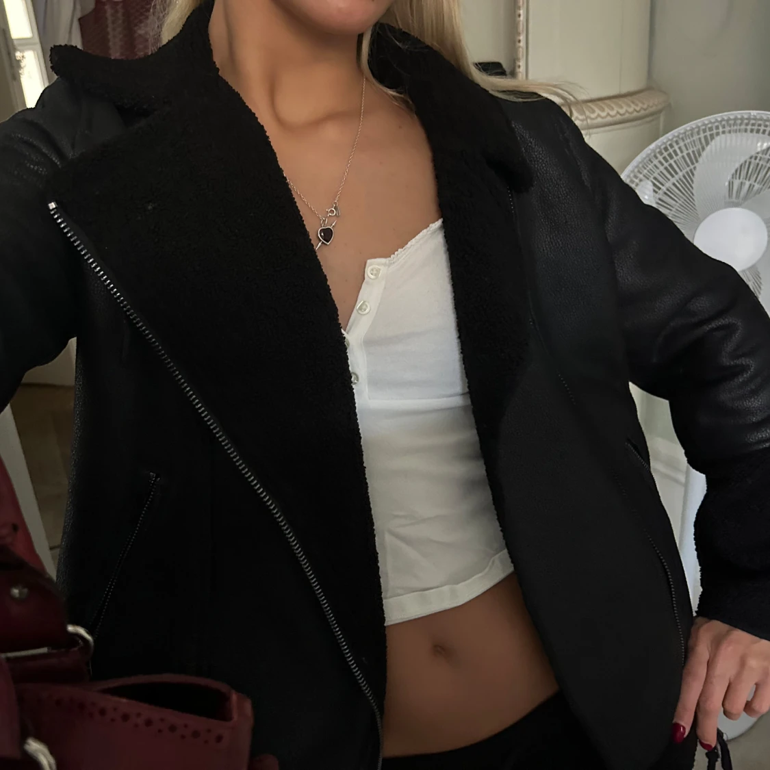 Vaddad skinnjacka - 90