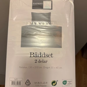 Grått Bäddset från Harmony i nyskick - Bäddsett från Harmony helt oöppnat