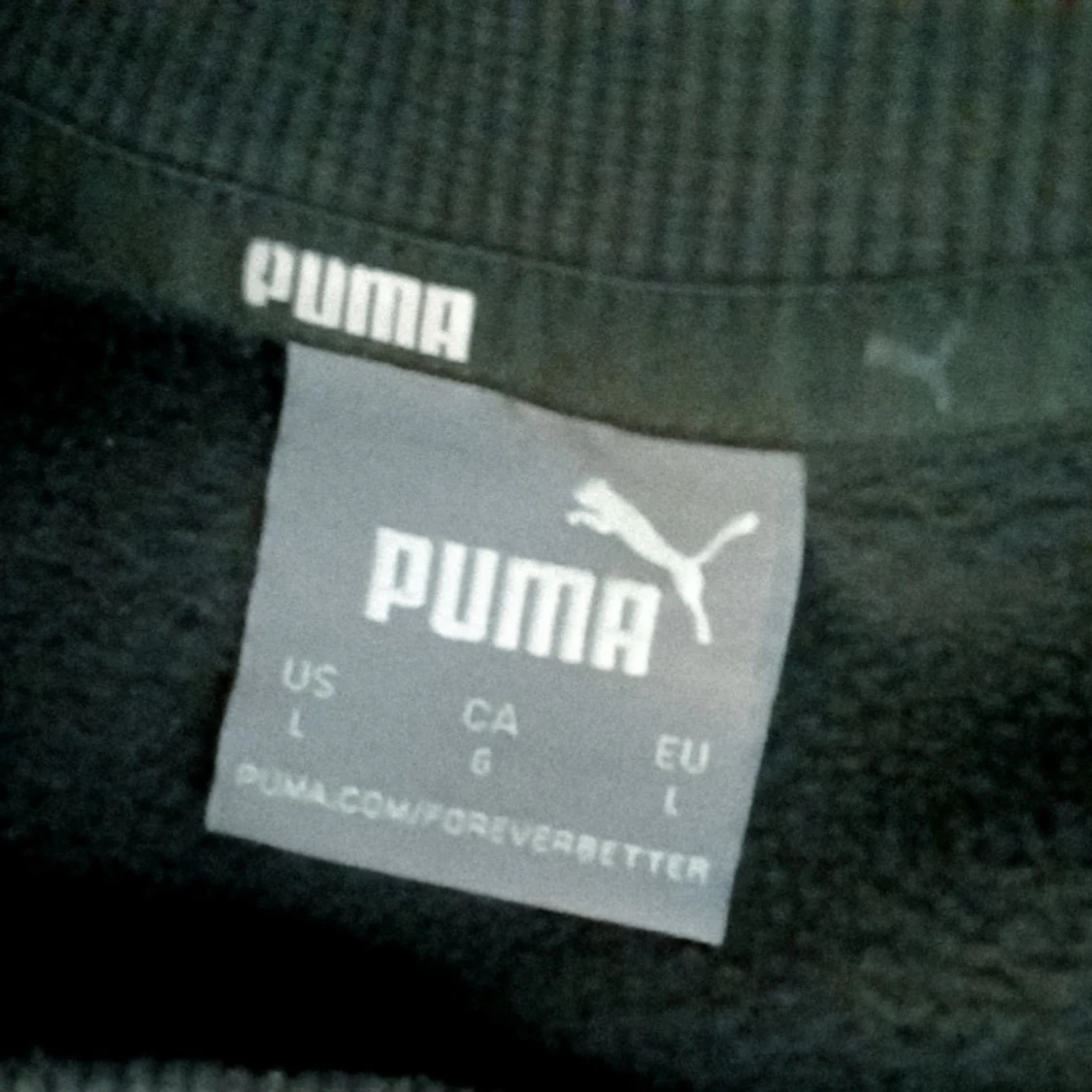 Svart puma sweatshirt ☆ - 1