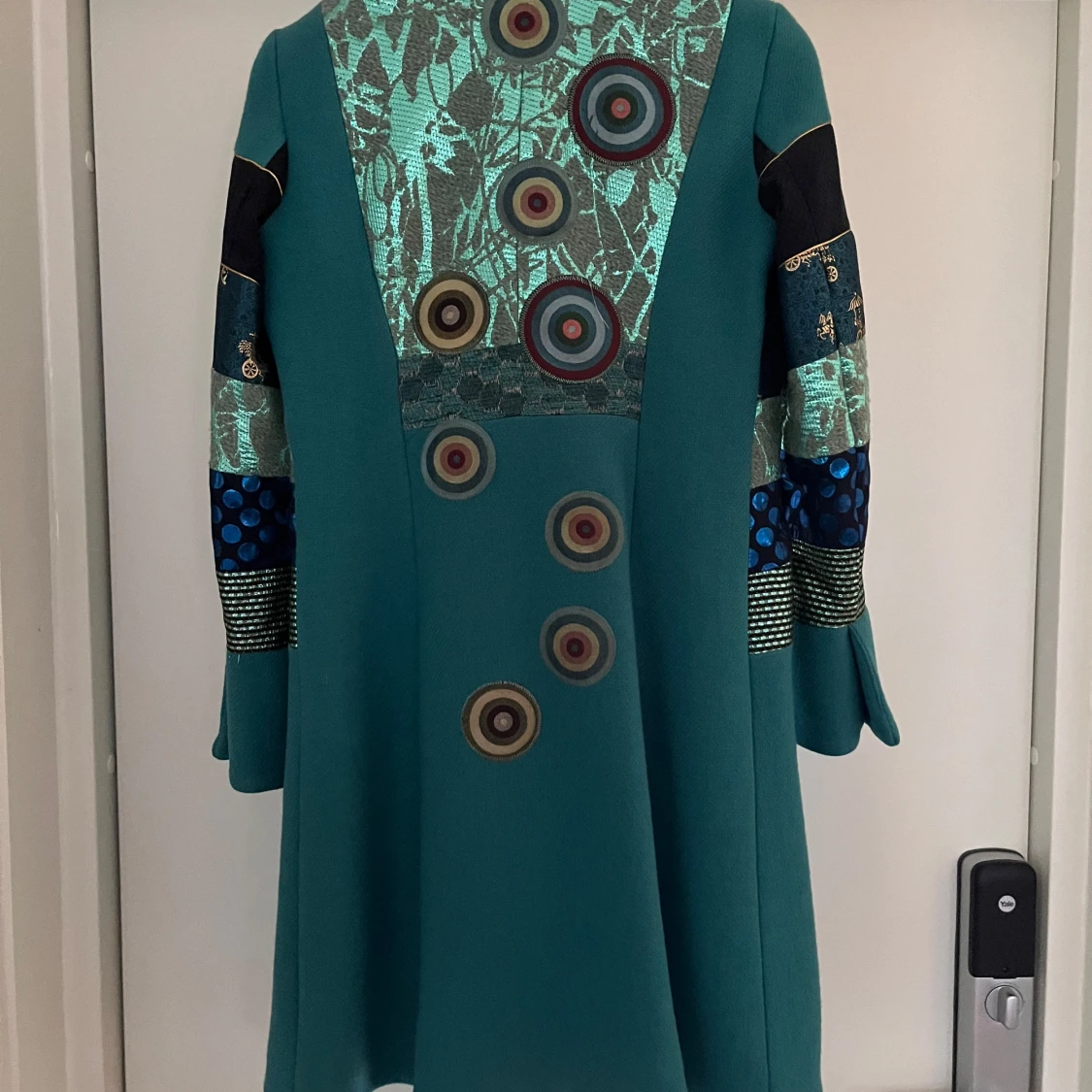 Turkos mönstrad kappa - 1