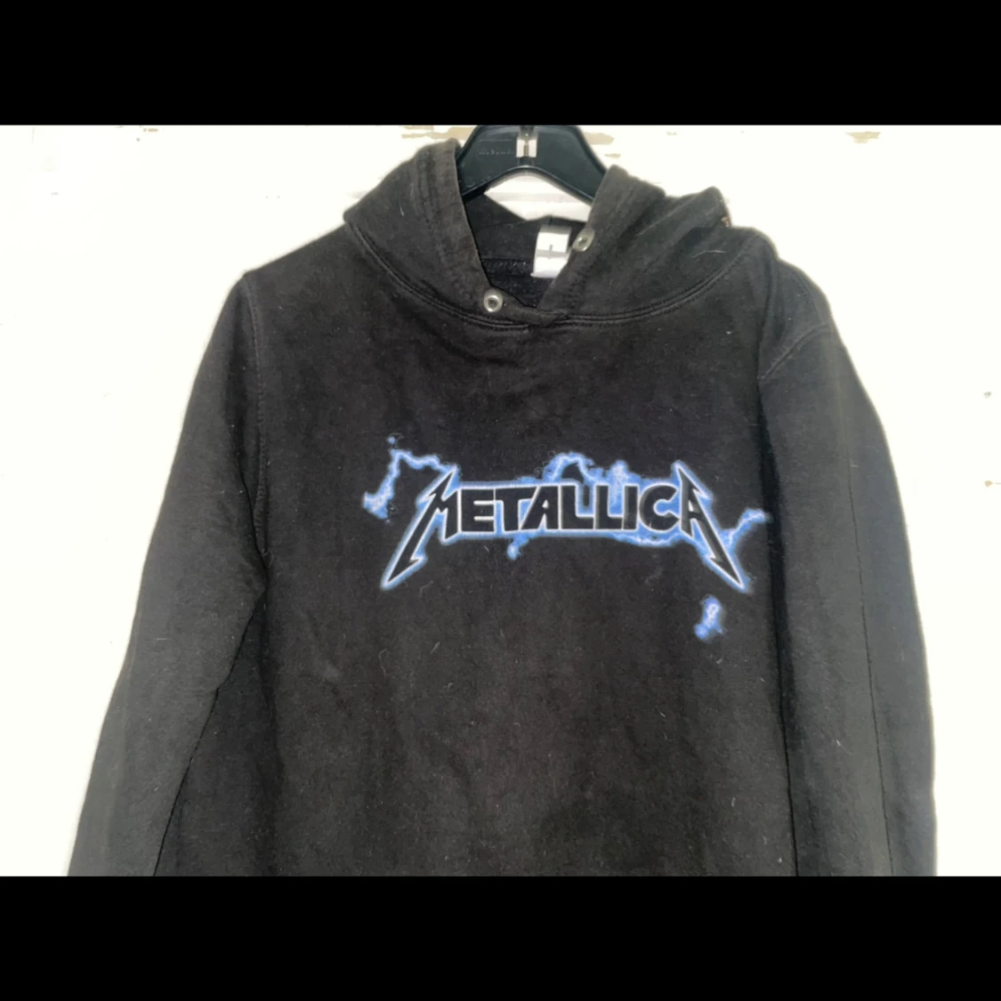 Svart Metallica hoodie från Just Hoods - 92