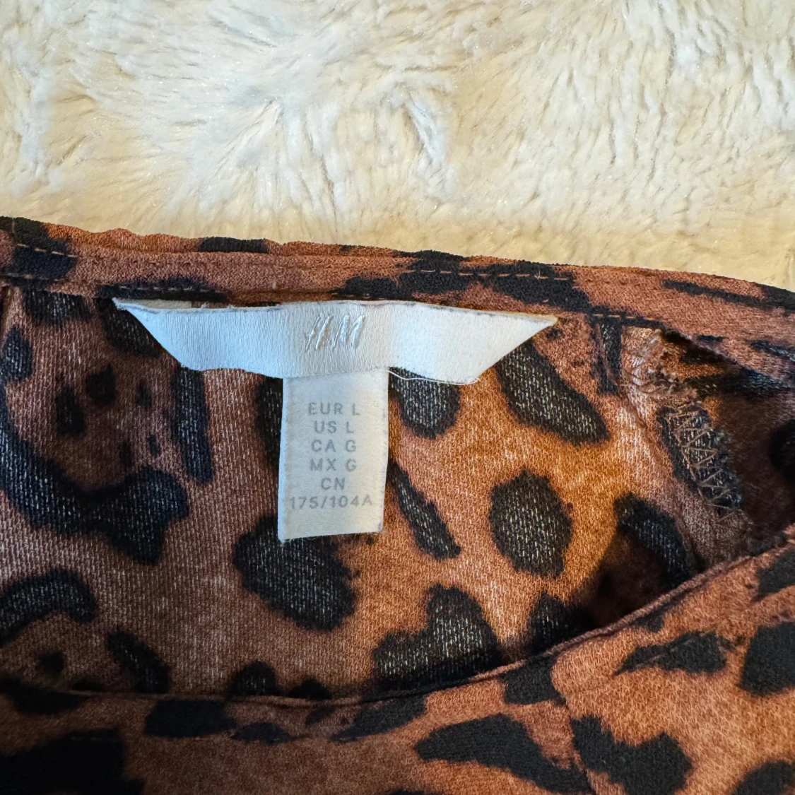 Leopardmönstrad klänning från H&M - 91