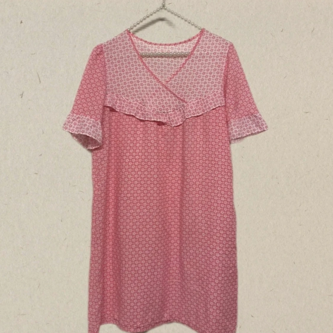 Småblommig twiggy nattlinne miniklänning  - 92