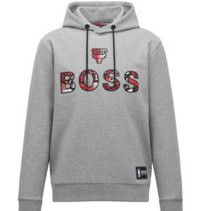 Säljer min boss hoodie då den inte kommer till användning bra skick på den 