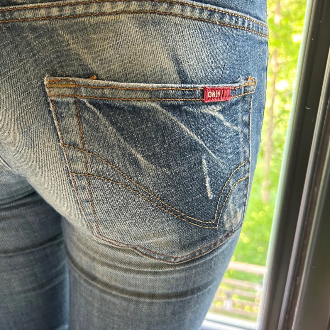 Lågmidjade jeans ifrån Only - 91