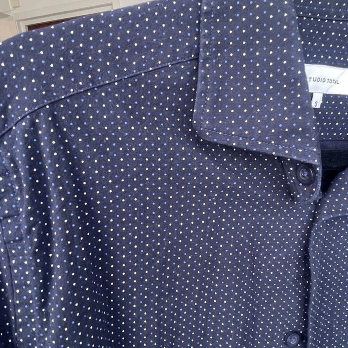 Skjorta - Studio Total, Blue Dotted - 91