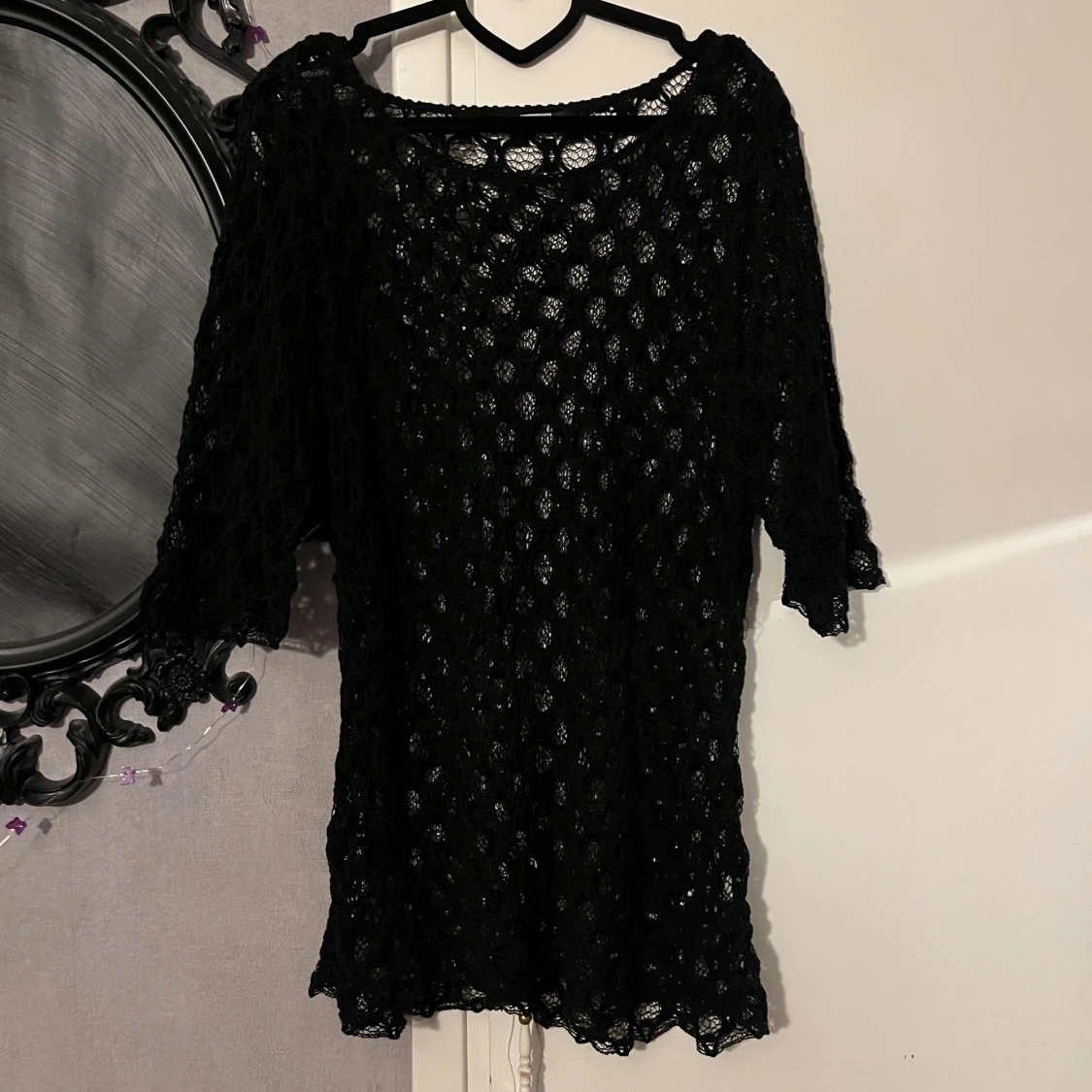 hippie spets klänning