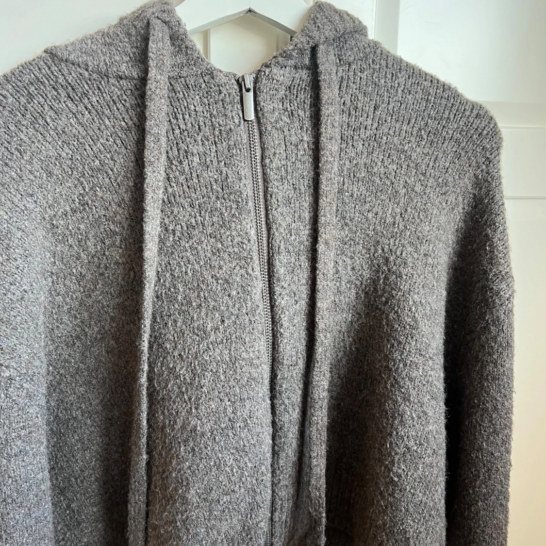 Stickad zip hoodie - 91