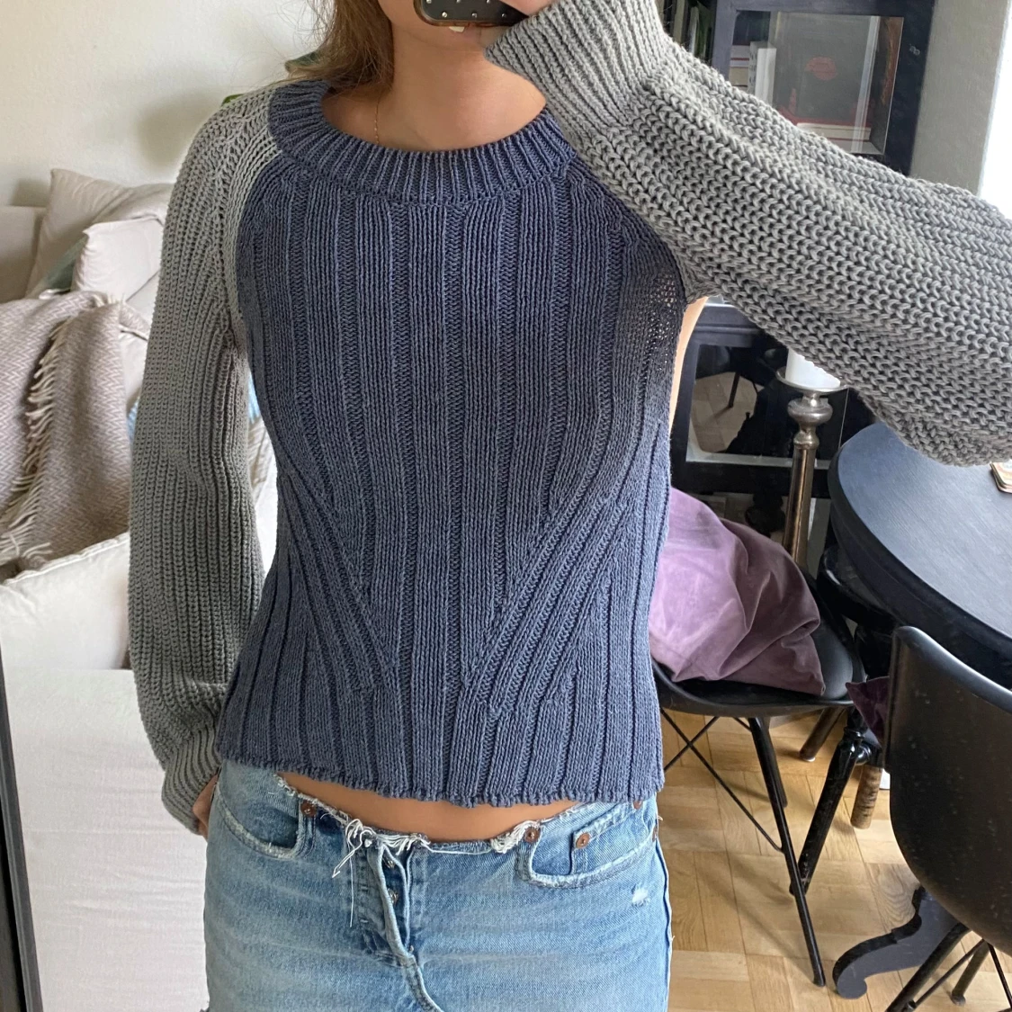 Zara stickad tröja  - 91