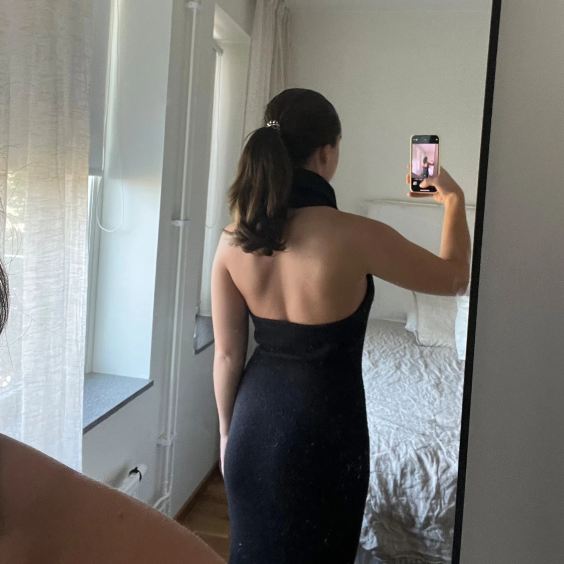 Stickad långklänning  - 93