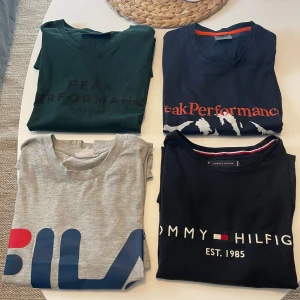 Märkes t-shirts herr - Mycket gott skick alla t-shirts i storlek small herr. Polo, peakperformance, Morris, gant. Alla t-shirts på bilderna säljes tillsammans 16 st totalt.