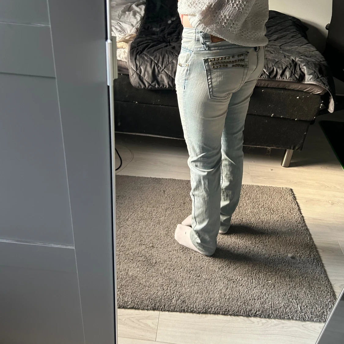 Lågmidjade jeans  - 92