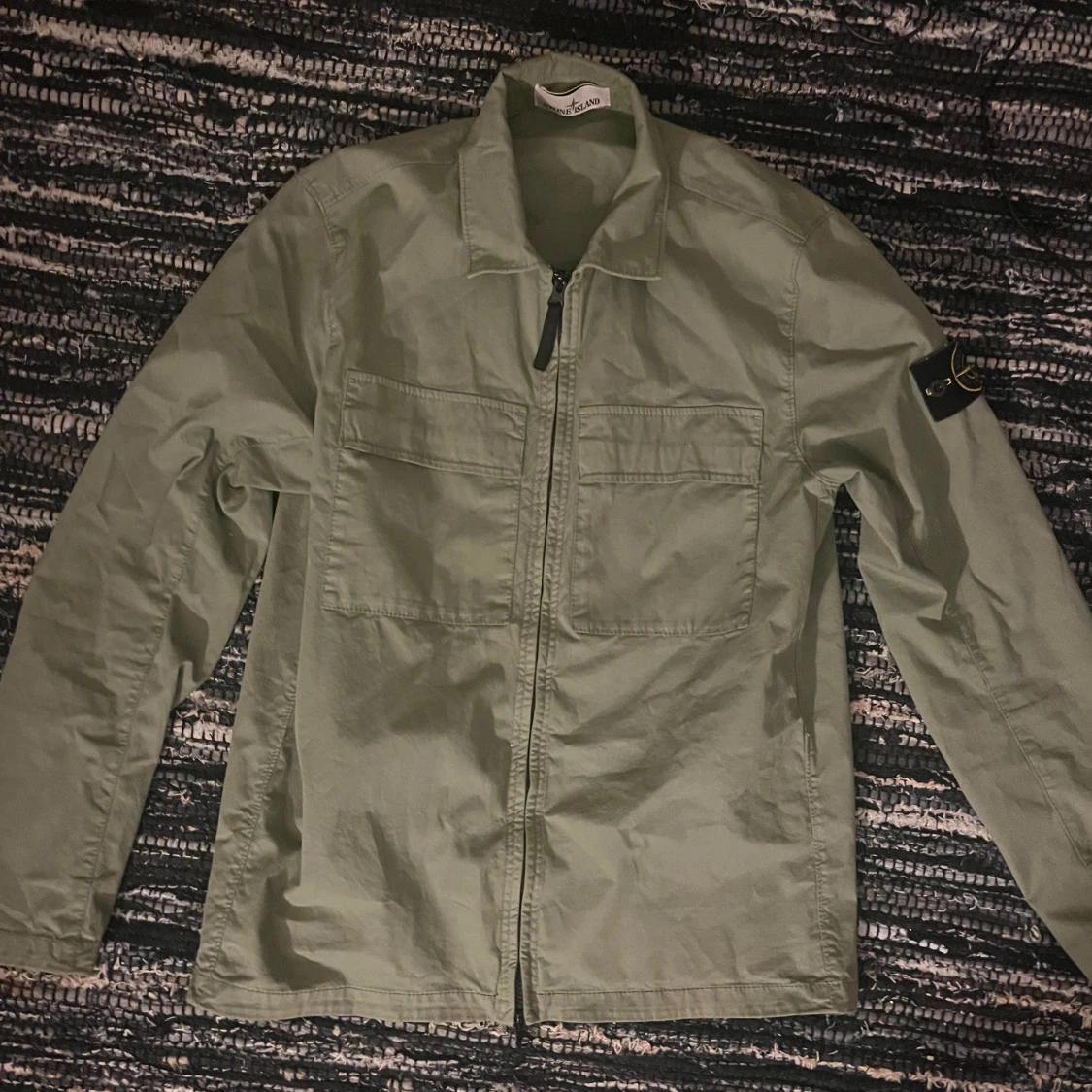 Grön overshirt från Stone Island