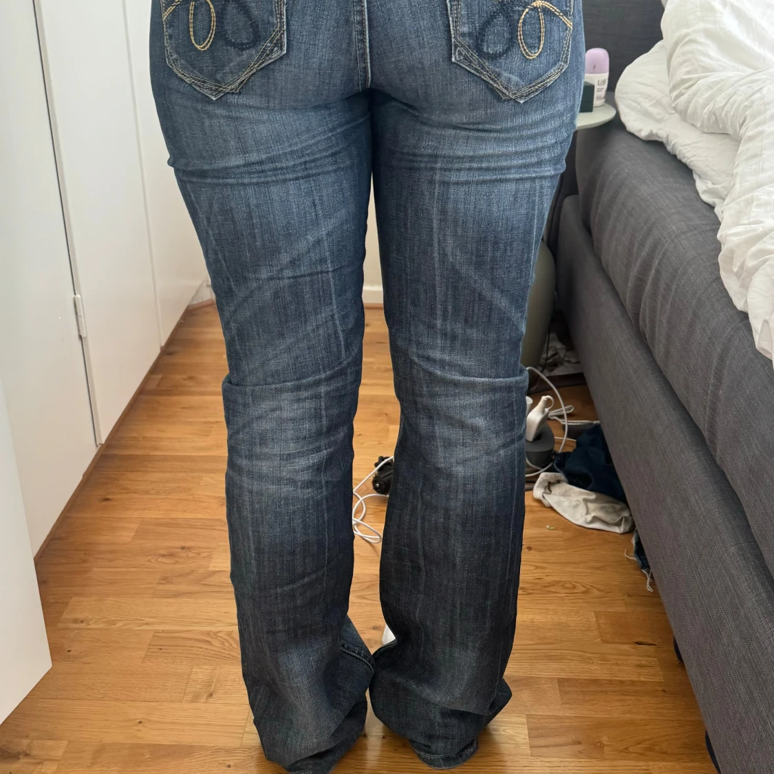 Lowwaist bootcut jeans  - 90