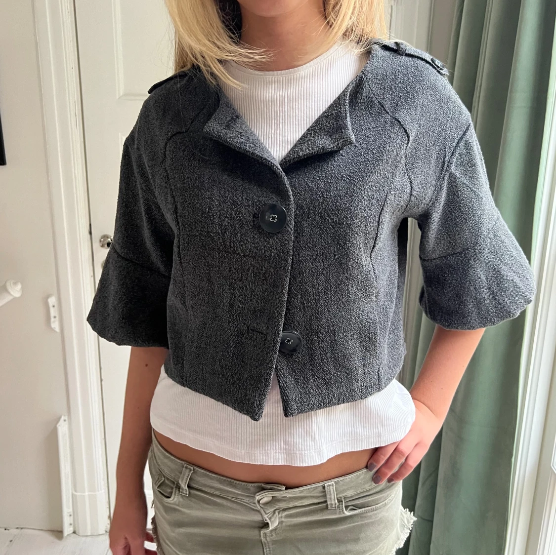 Trekvartsärmad jacka - 90