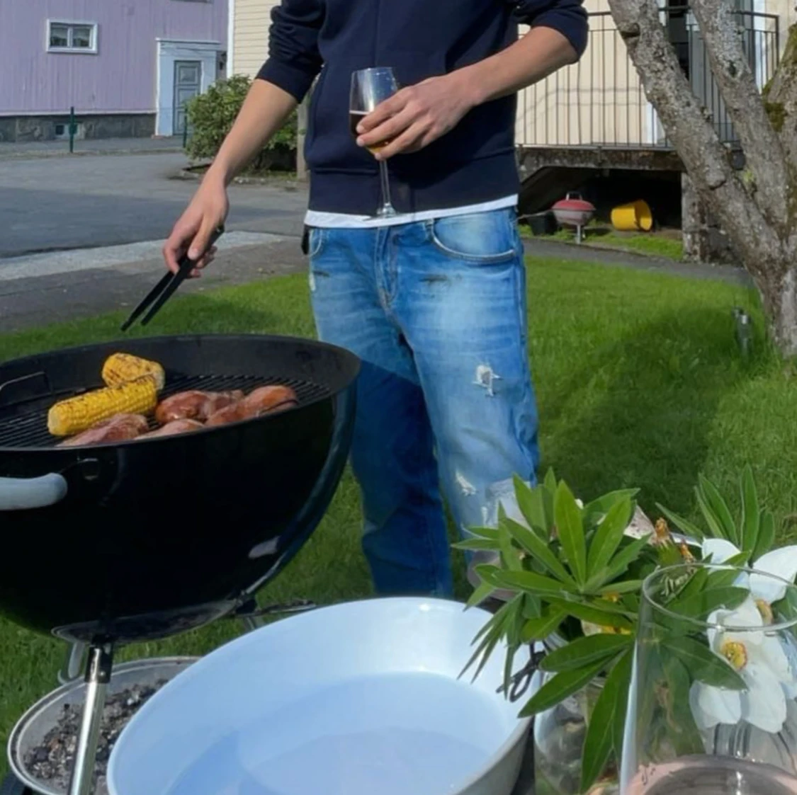 Blåa Ripped jeans - 92