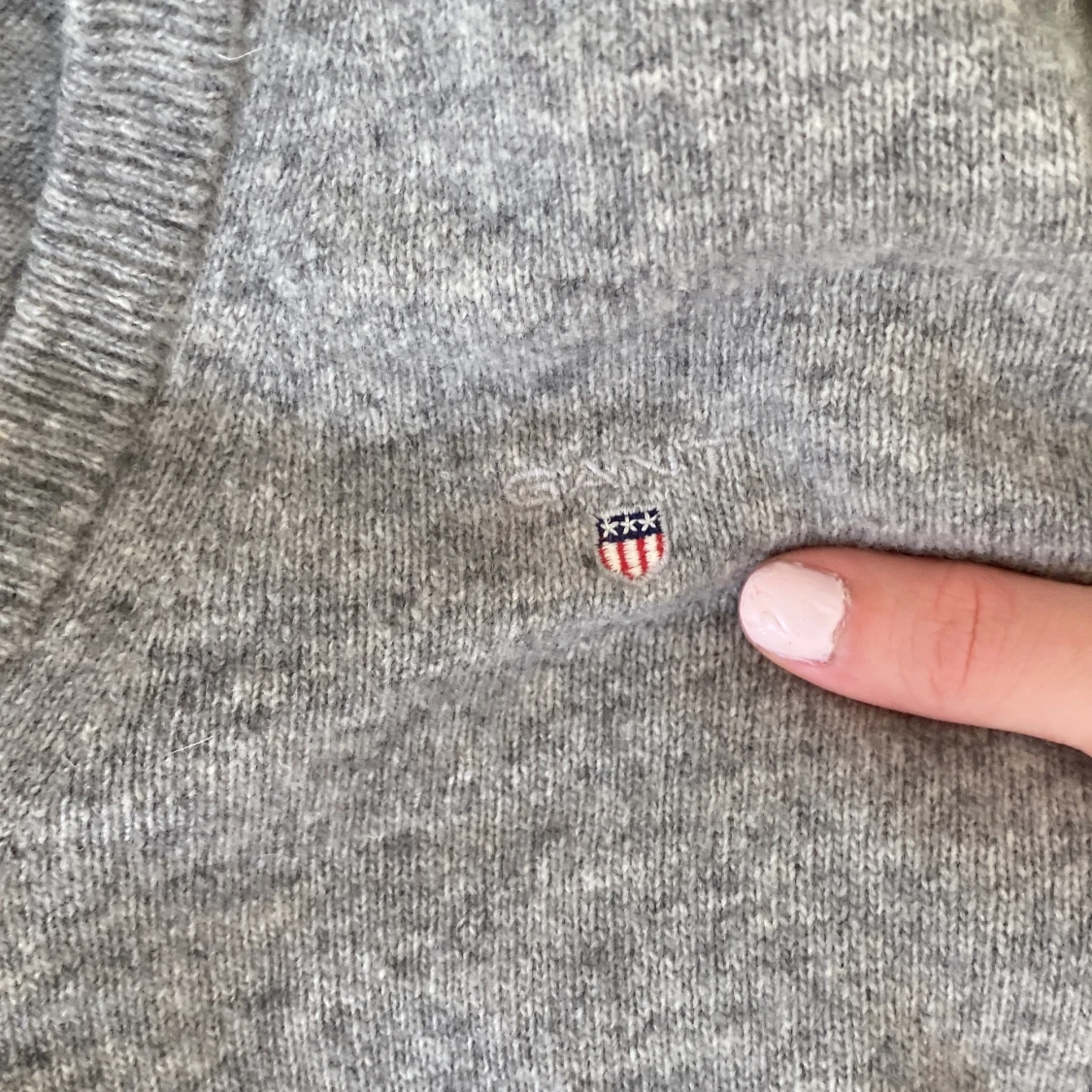 Stickad gant tröja - 1