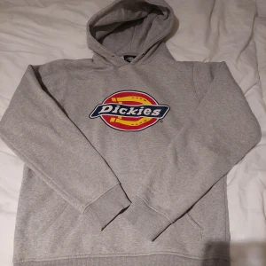 Dickies  - Grå hoodie med huva, strl S