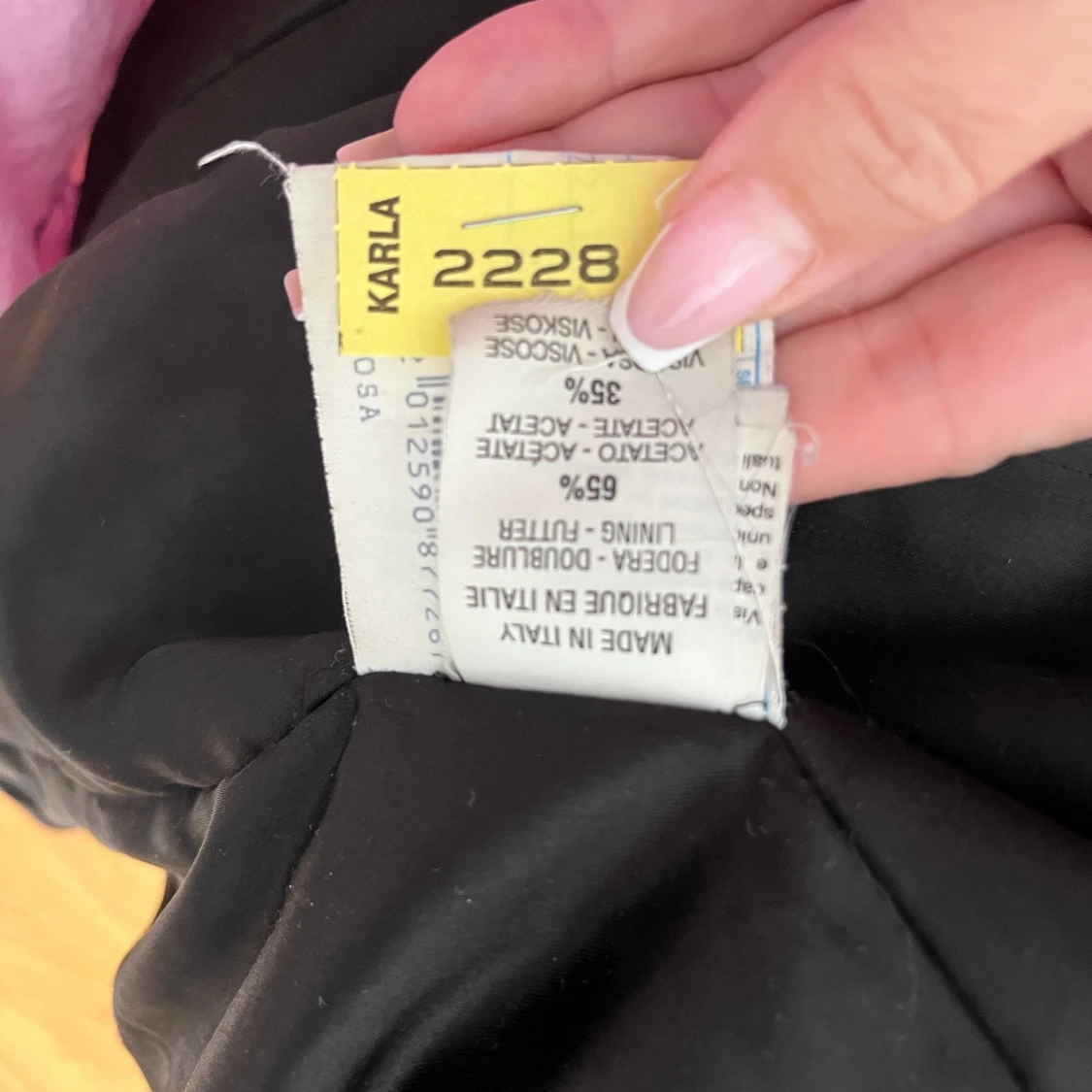 Italiensk jacka med äkta päls  - 93