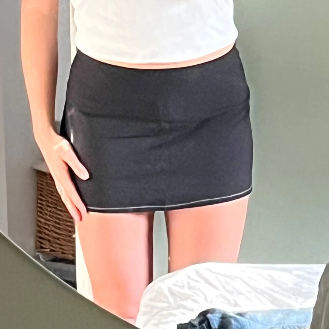 Svart minikjol  - 90