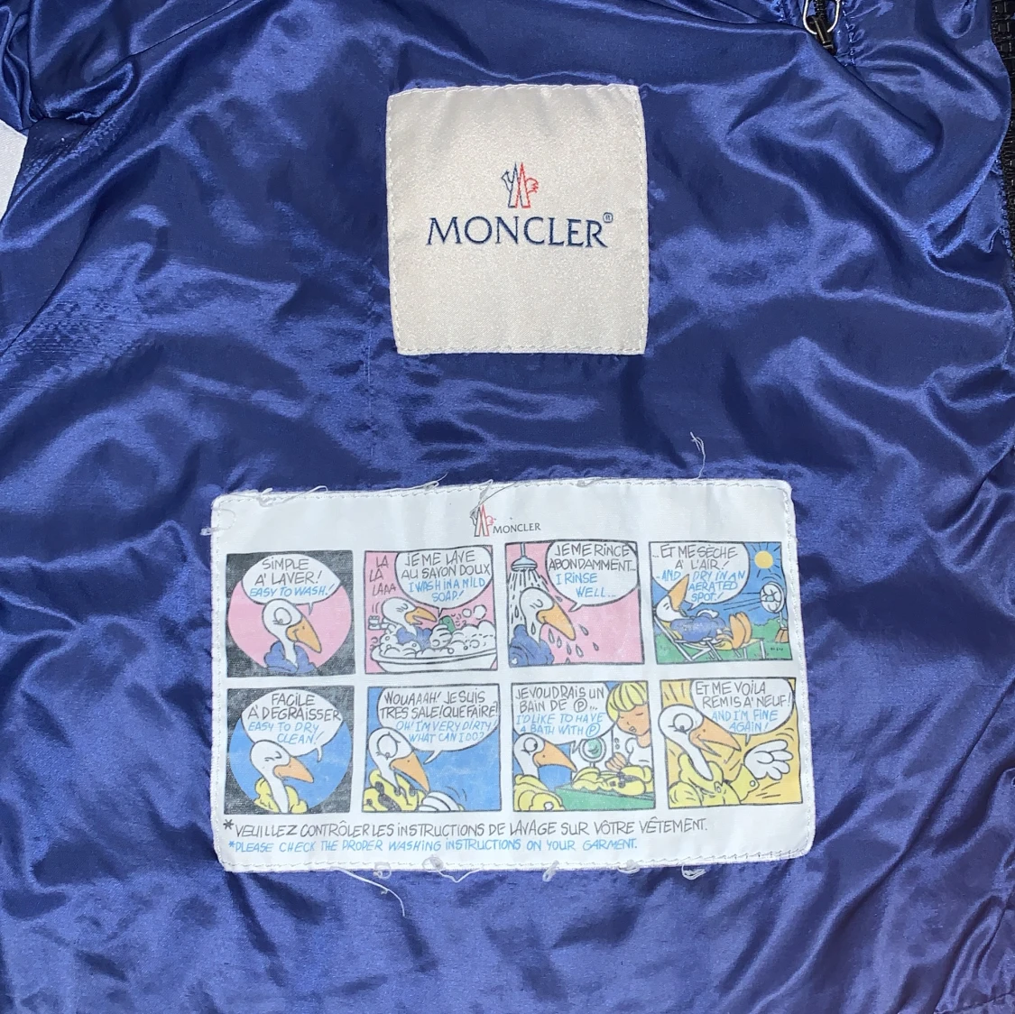 Blå dunjacka från Moncler - 92