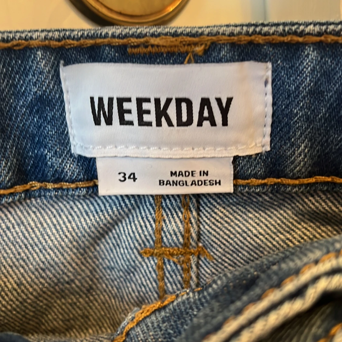 Blå jeanskjol💓 - 2