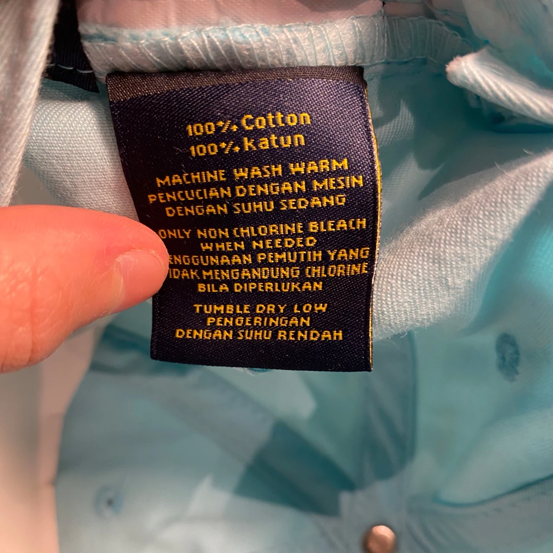 Ljusblå keps från Polo - 4