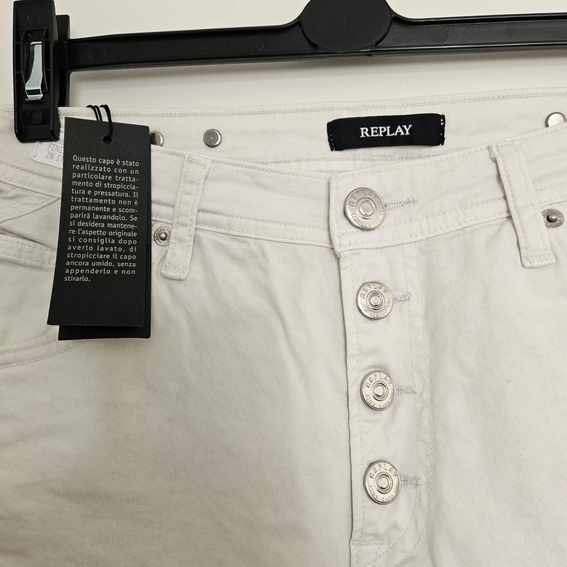Vita jeansbyxor från Replay - 3
