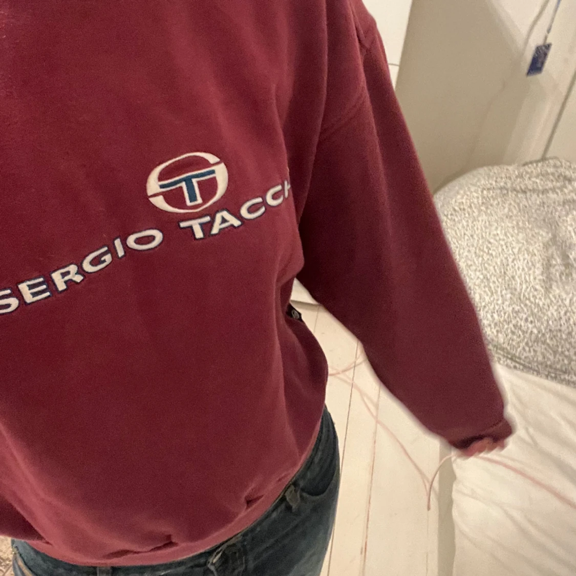 Röd sweatshirt  - 91