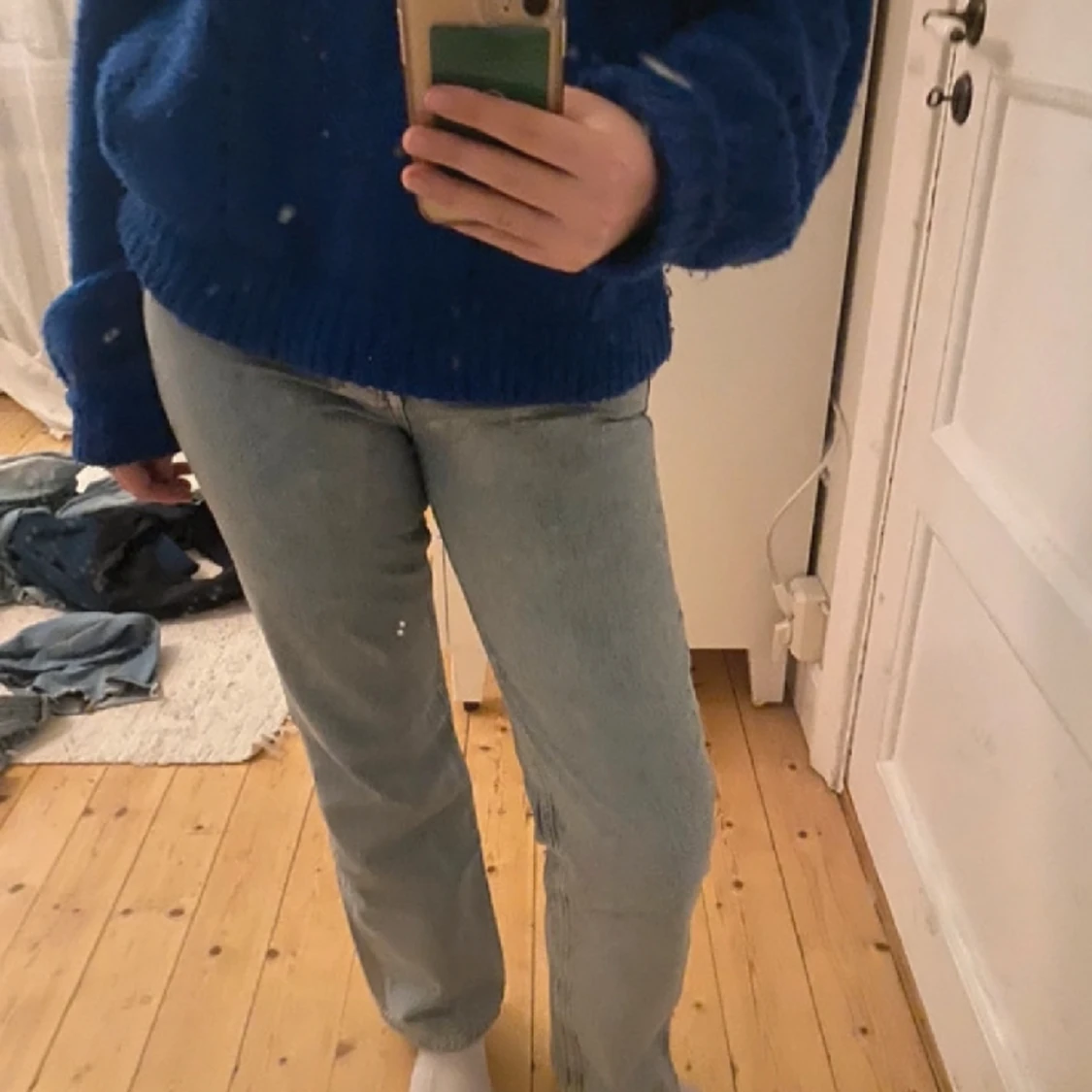 Glittriga jeans zara