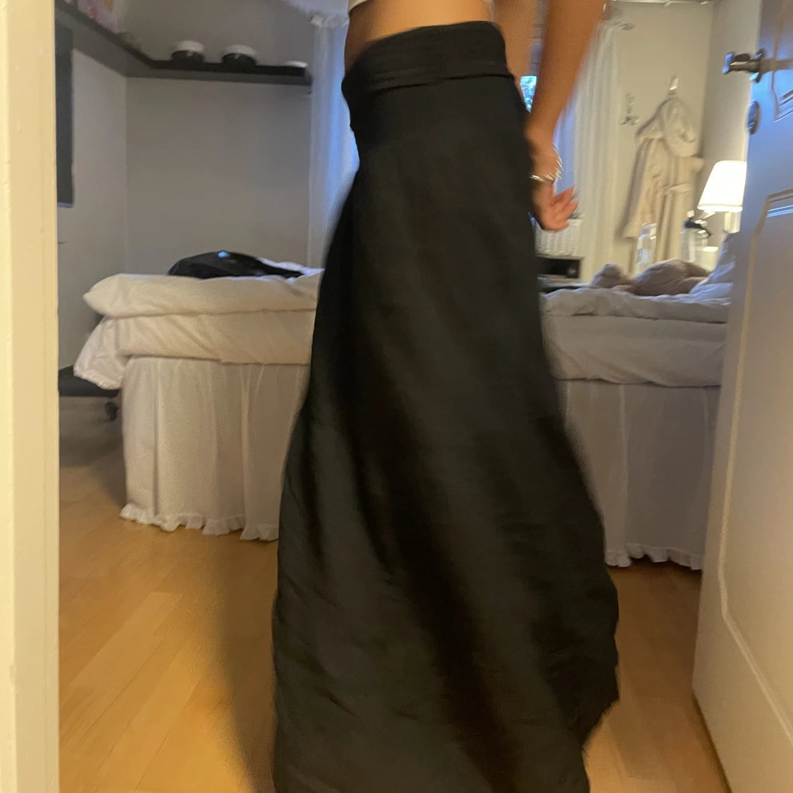 svart lång kjol - 90