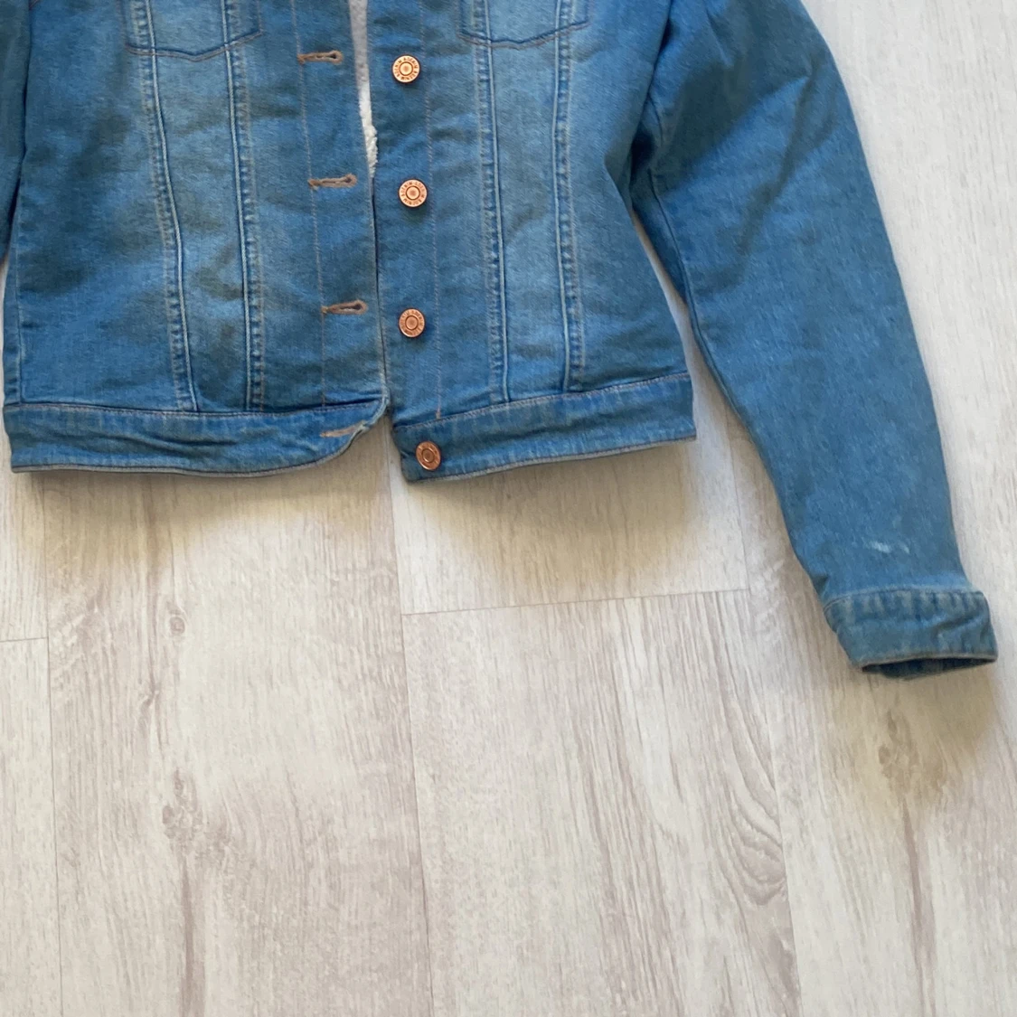 Jeansjacka fodrad, super snygg & bekväm!