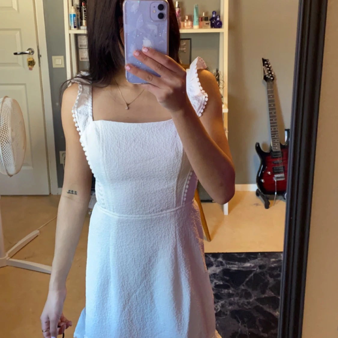 Vit klänning 🤩 - 90