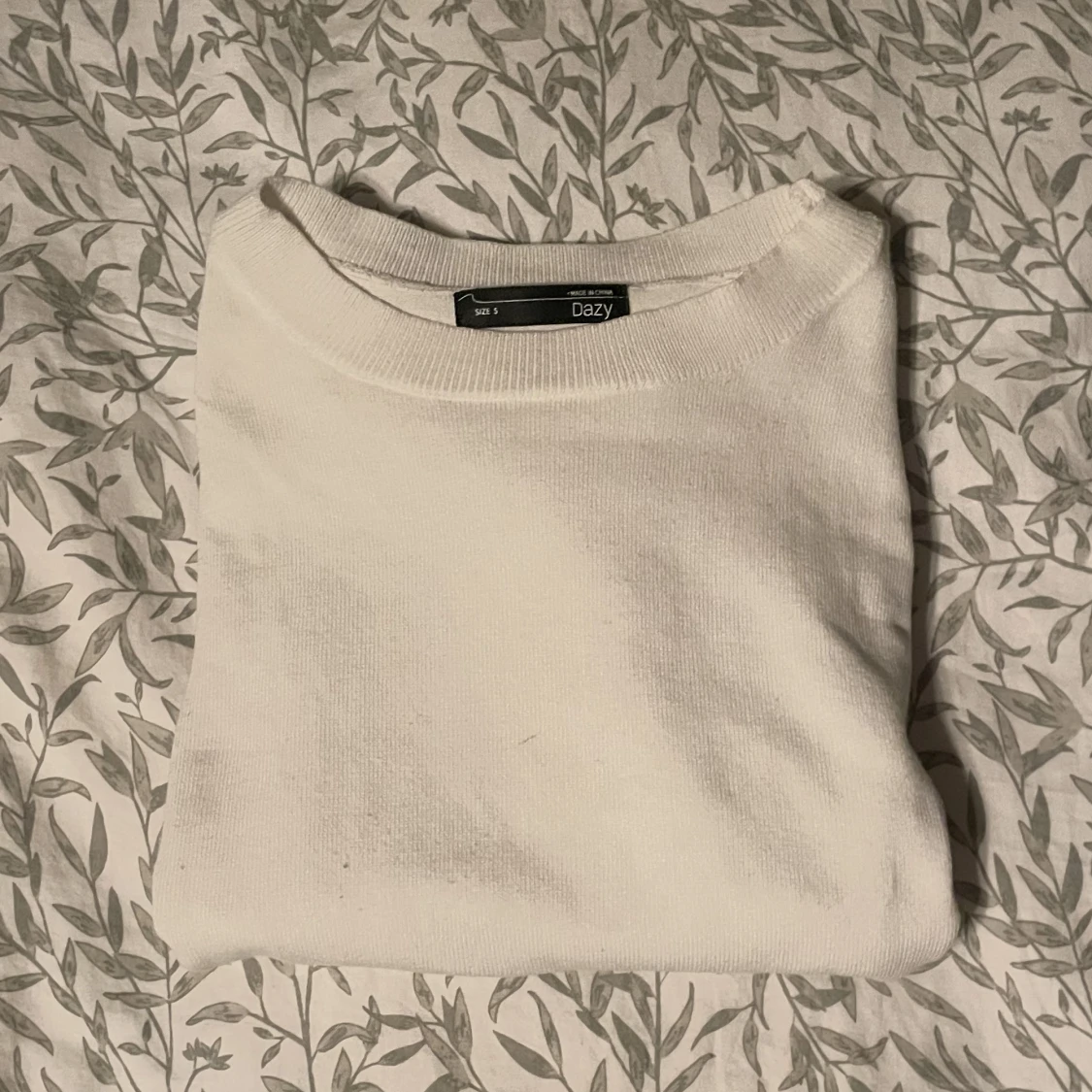 Stickad t-shirt - 90