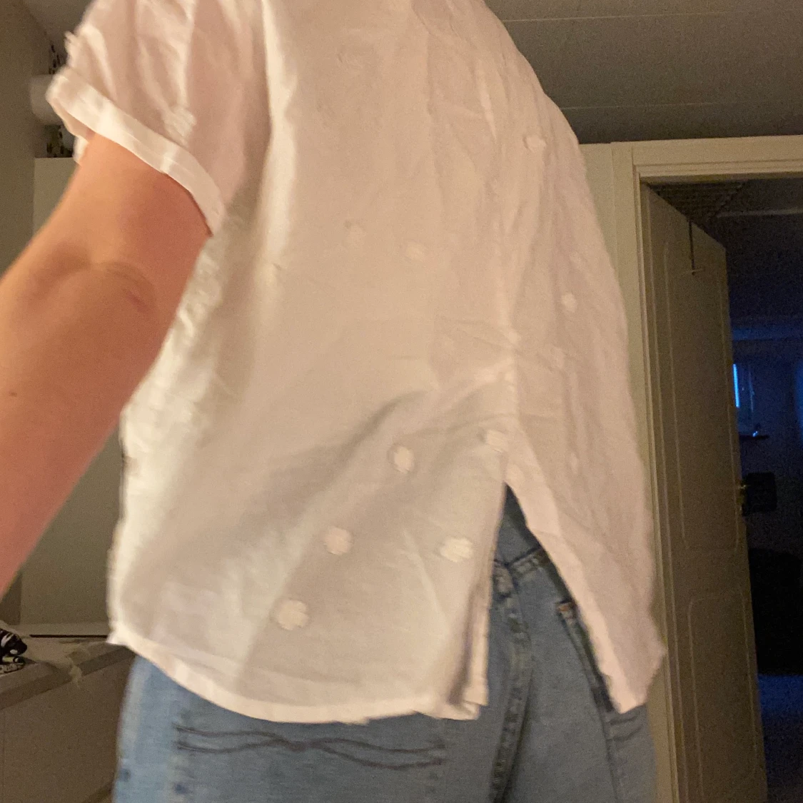 Blombroderad Levis blus - 90