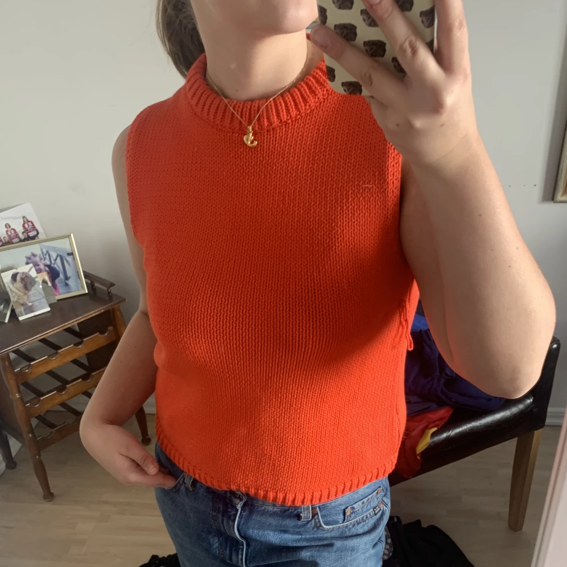 Stickat linne från zara - 90