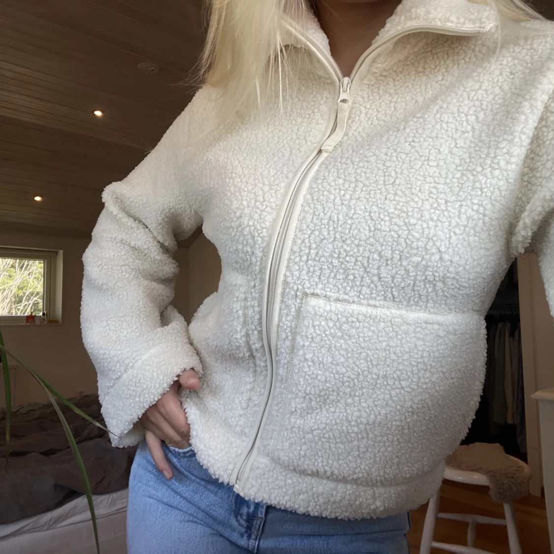 Teddytröja/jacka - 90