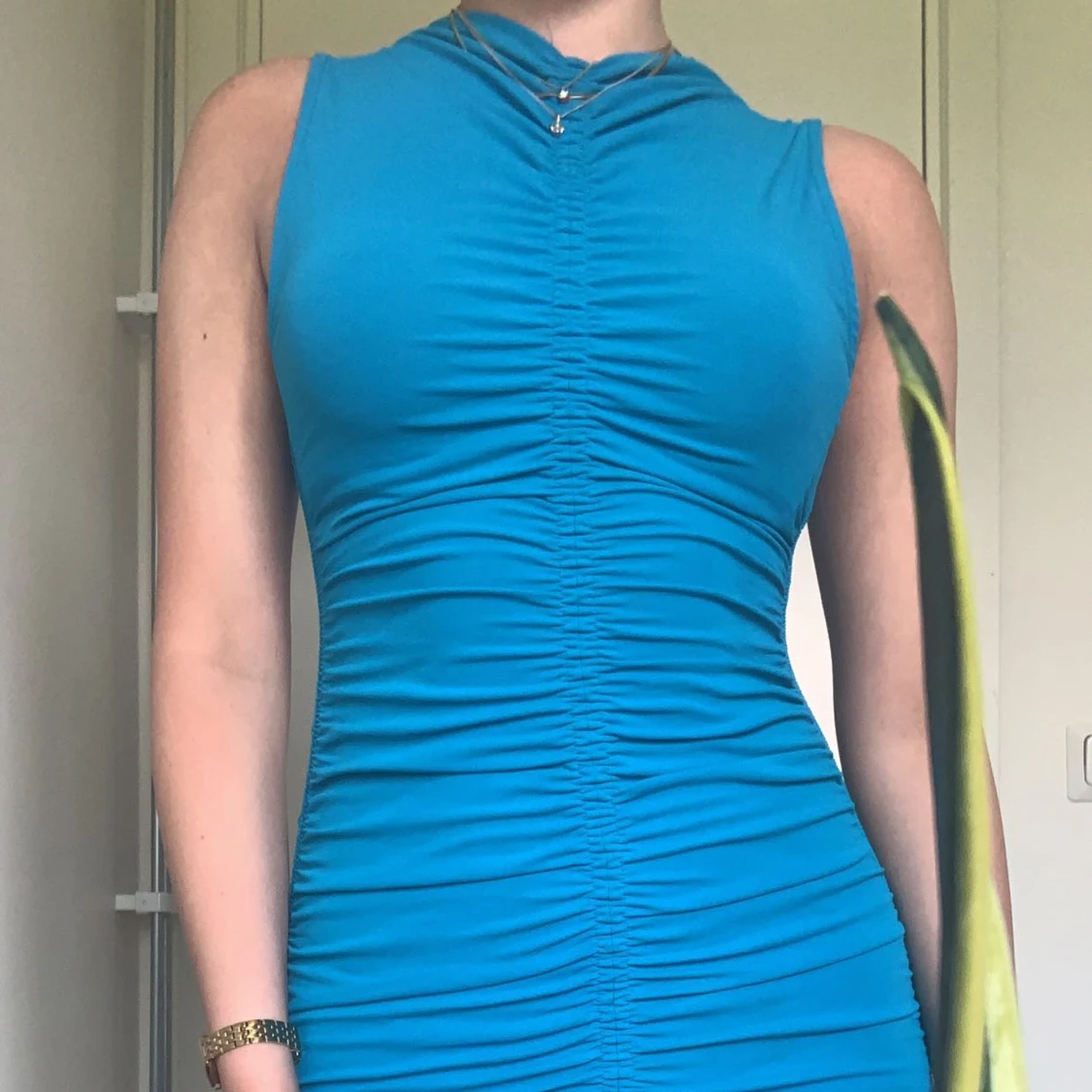 Blå zara miniklänning - 90