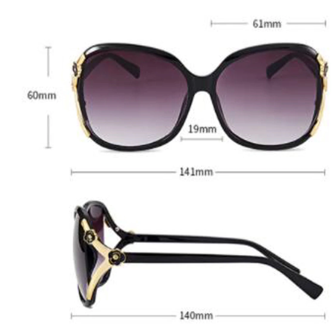 Snygg Dam Solglasögon  - 91