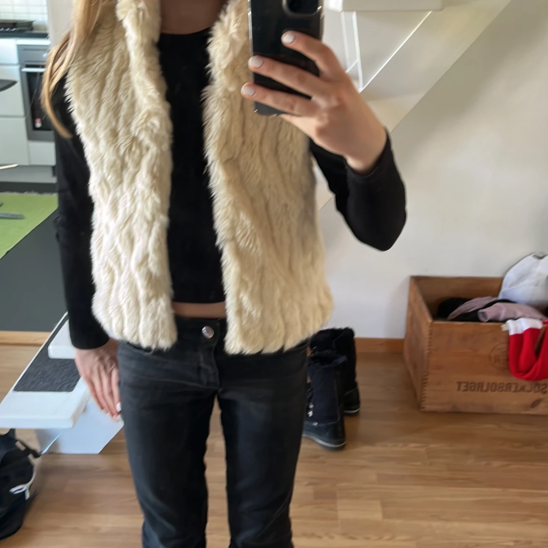 Pälsväst 🤍 - 90