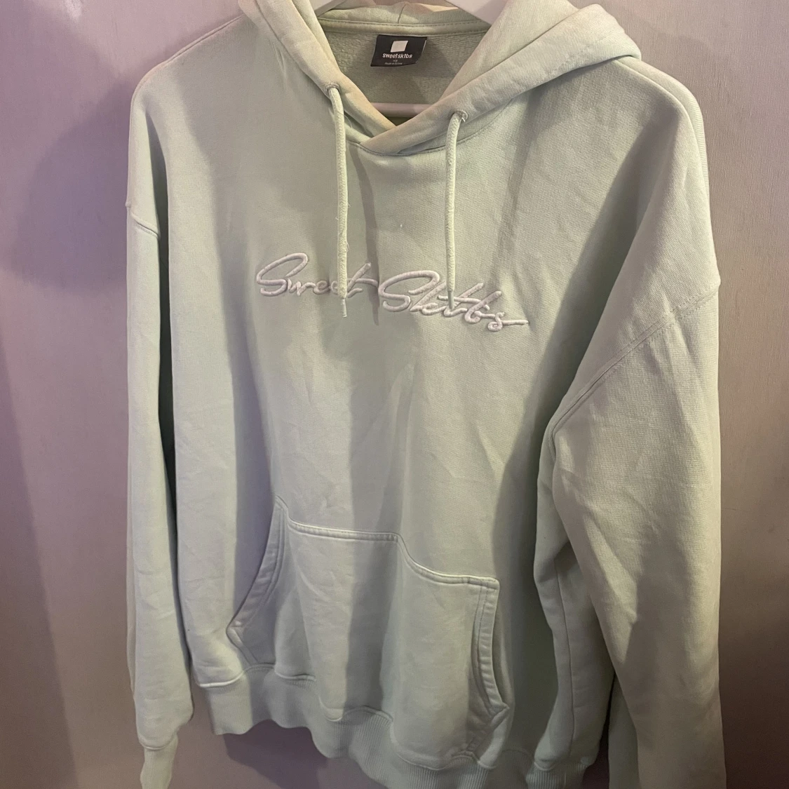 Grön hoodie