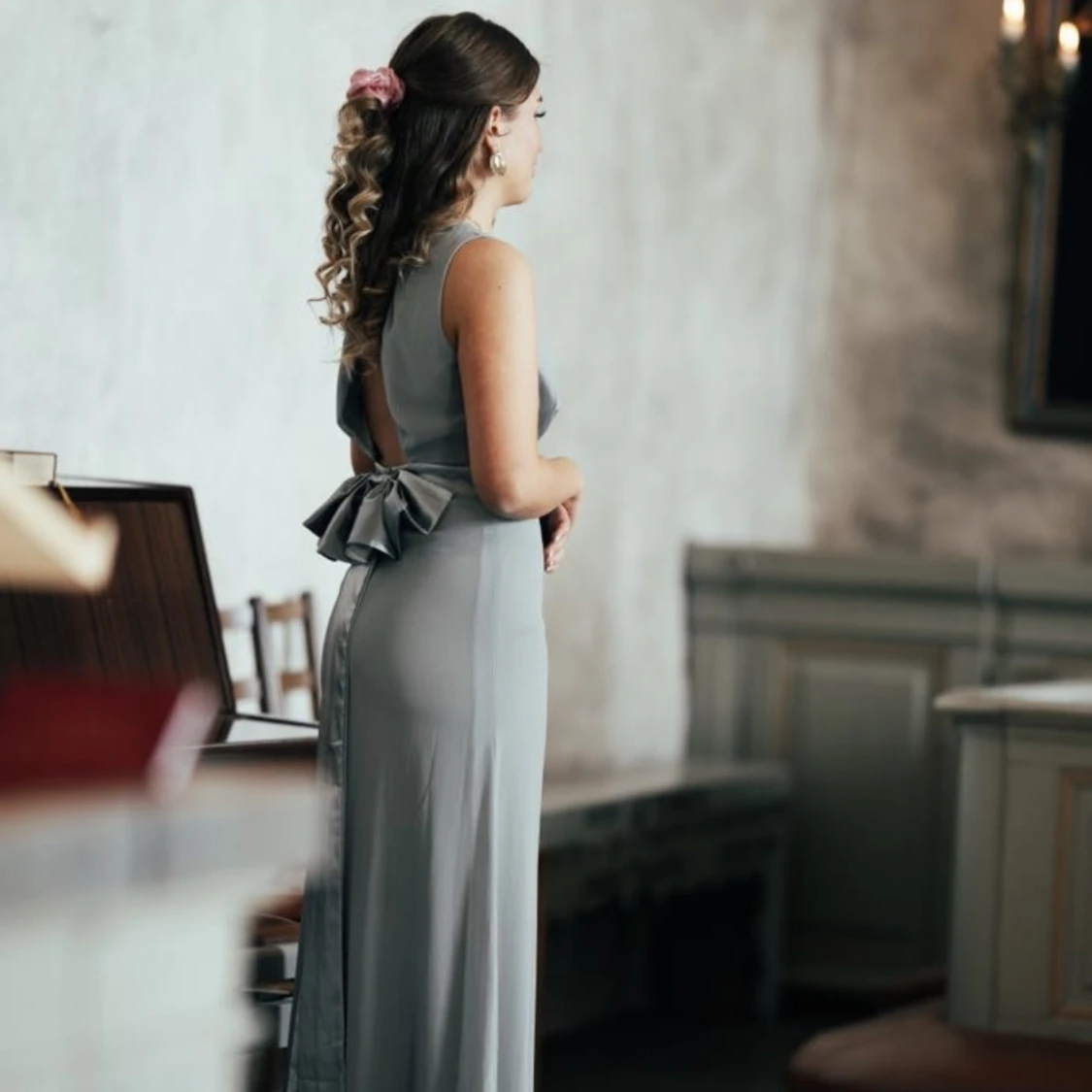 Vacker långklänning