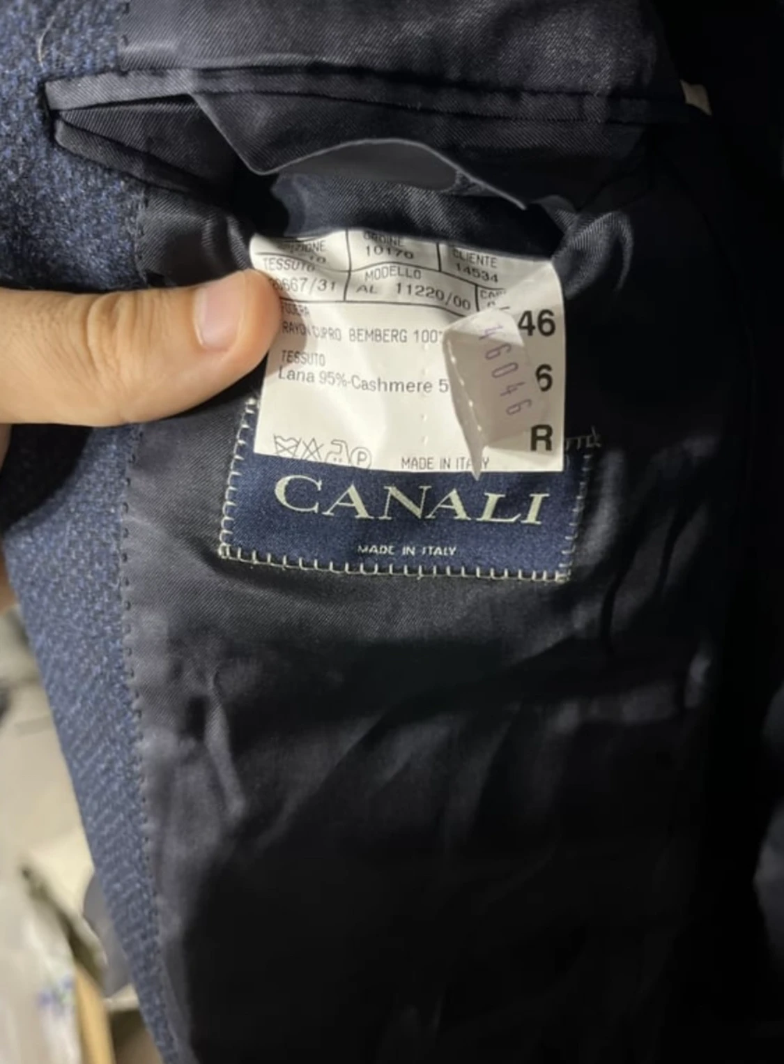 Canali cashmere kavaj - 90