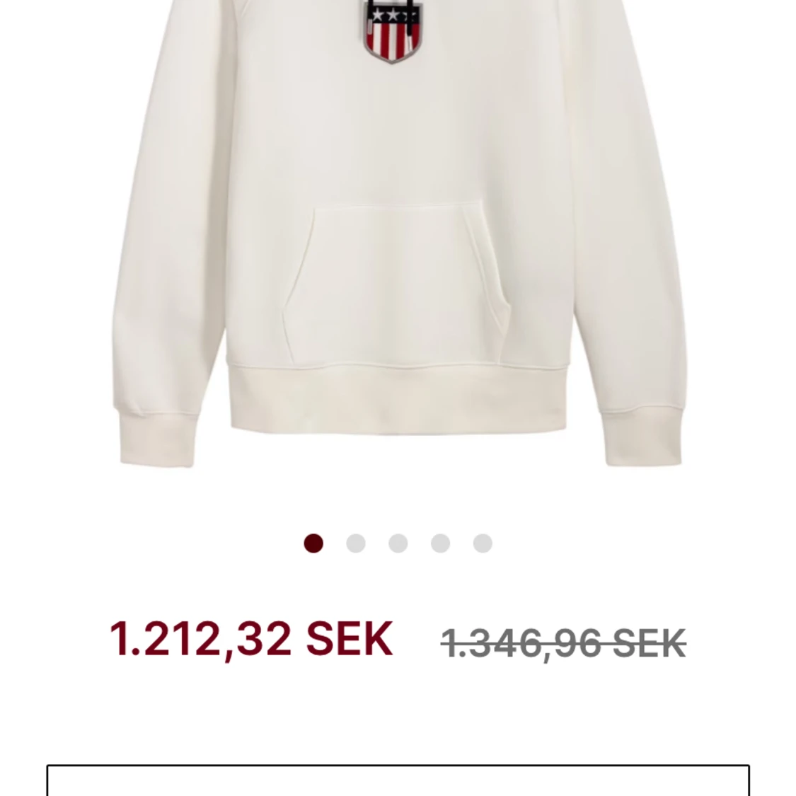 Vit gant hoodie - 90